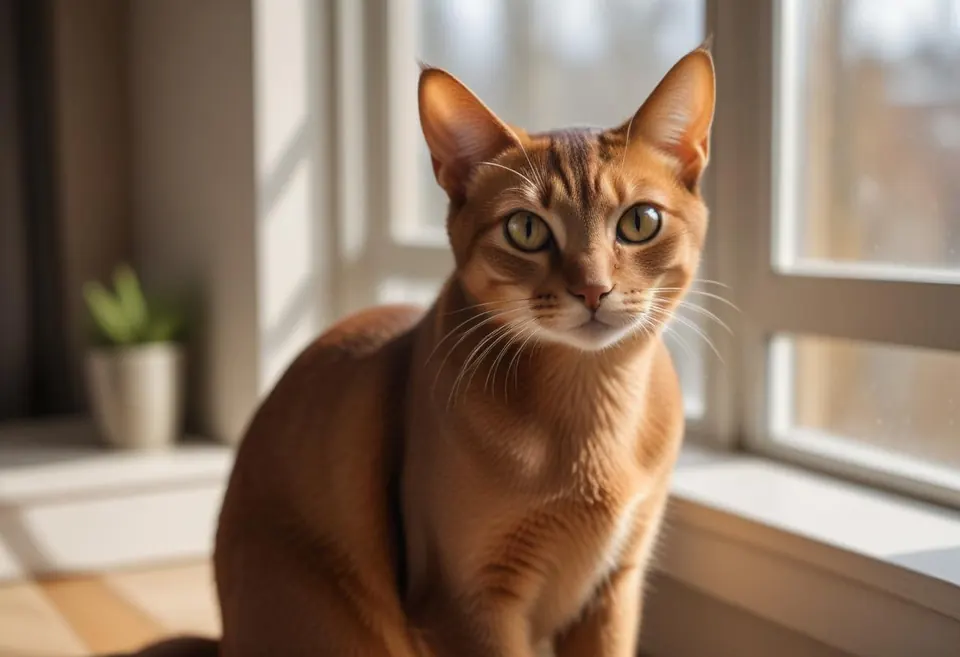 Gato de raza Abisinio