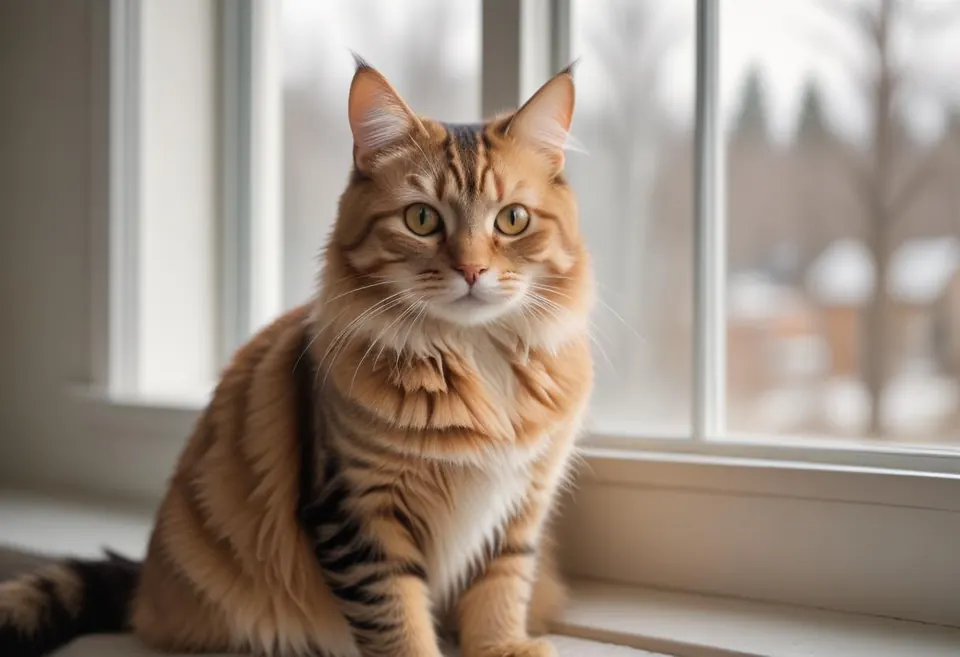 Gato de raza American Bobtail