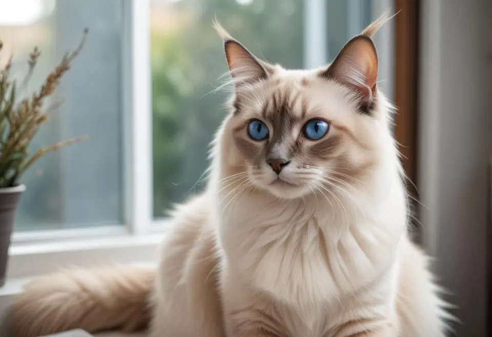 Gato de raza Balinés