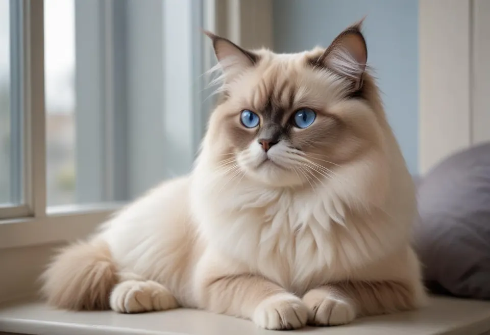 Gato de raza Birmano