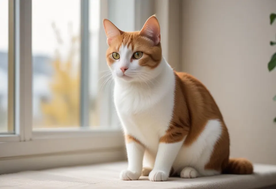 Gato de raza Bobtail Japonés