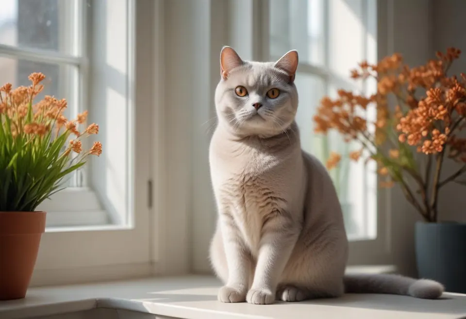 Gato de raza Británico de pelo corto