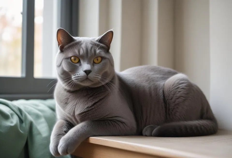 Gato de raza Chartreux