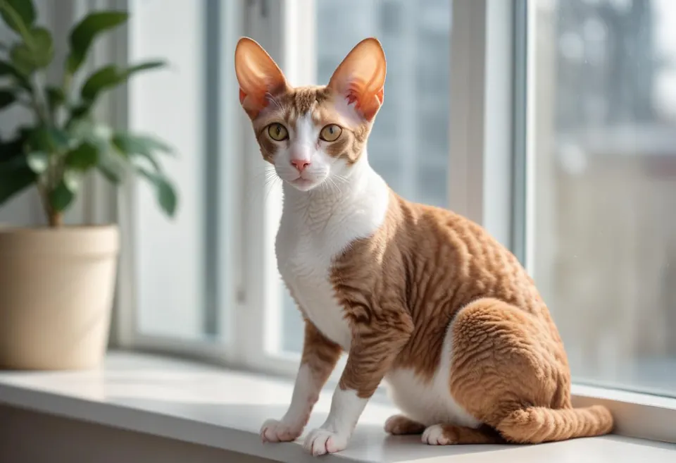 Gato de raza Cornish Rex