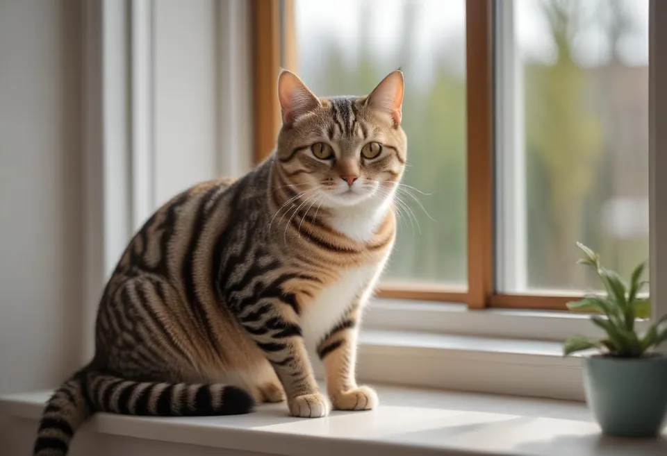 Gato de raza Europeo de pelo corto