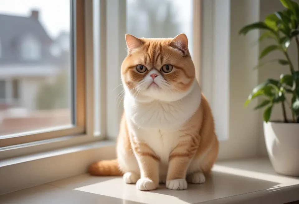 Gato de raza Exótico de pelo corto