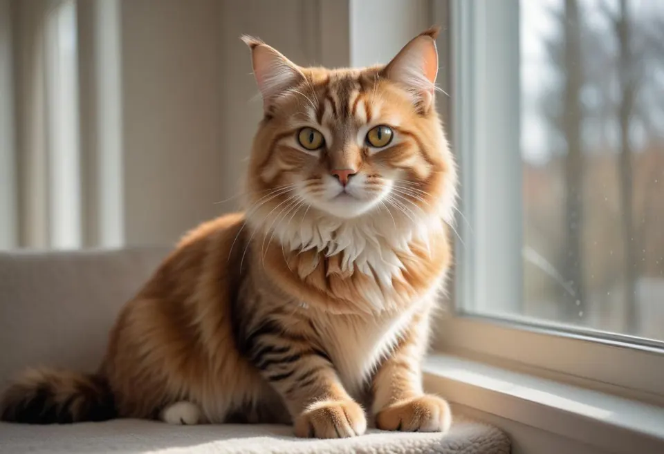 Gato de raza Highlander