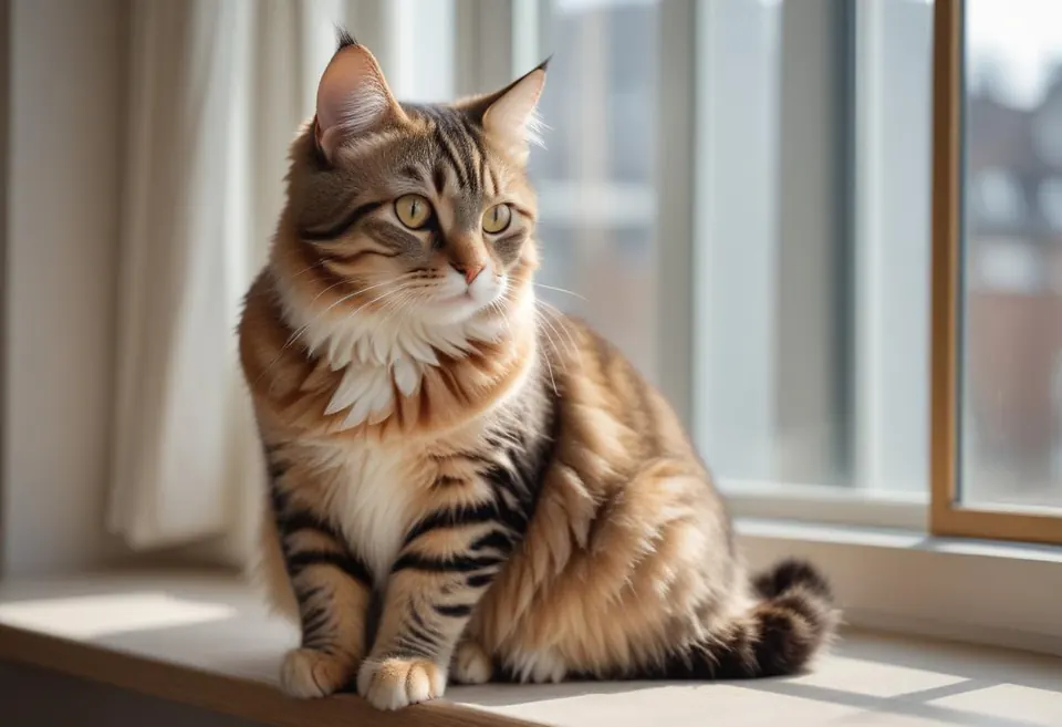 Gato de raza Kurilian Bobtail