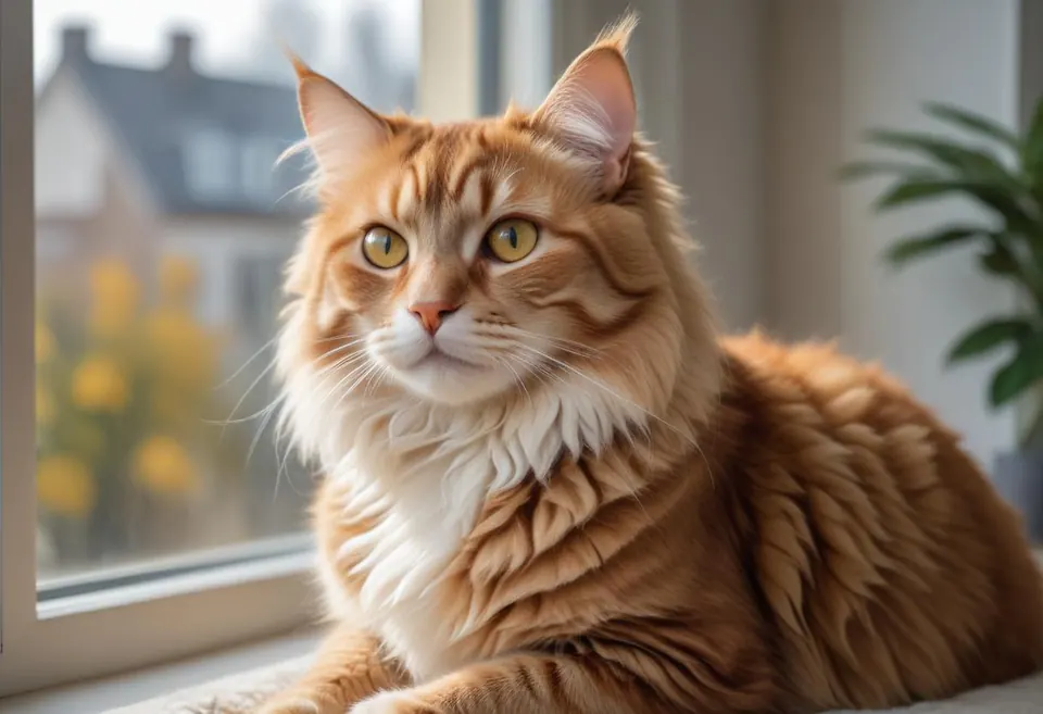 Gato de raza LaPerm