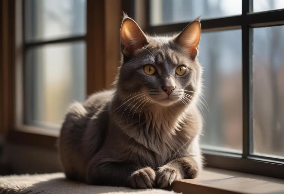 Gato de raza Lykoi