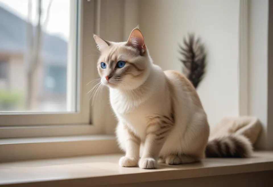 Gato de raza Mekong Bobtail