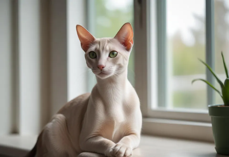 Gato de raza Oriental de pelo corto