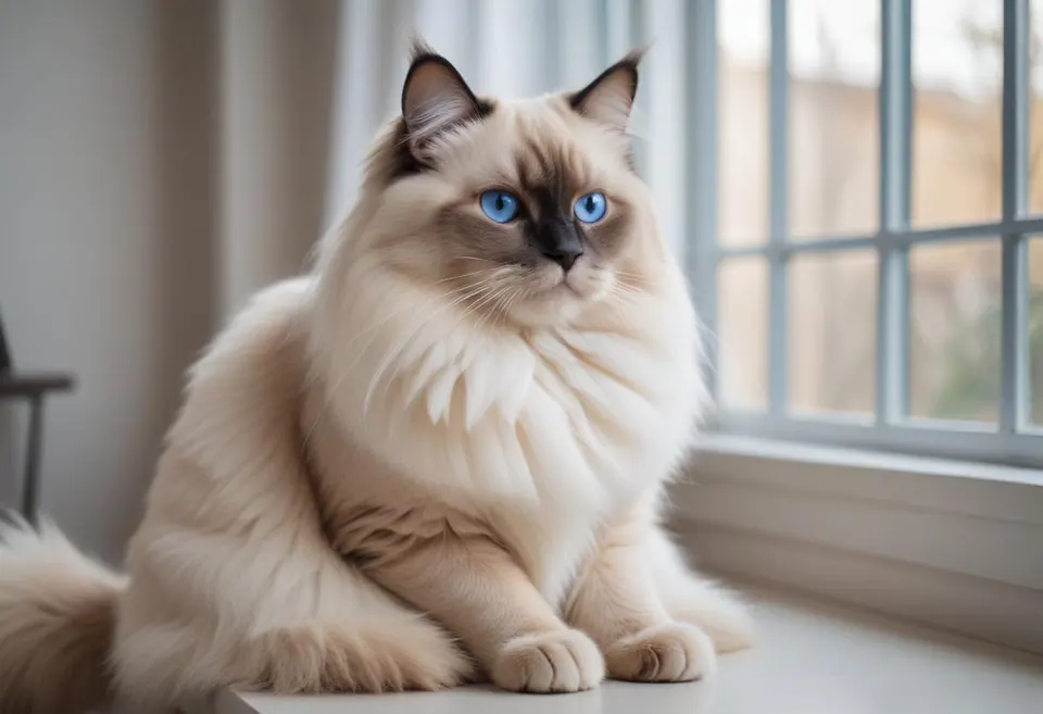 Gato de raza Ragdoll