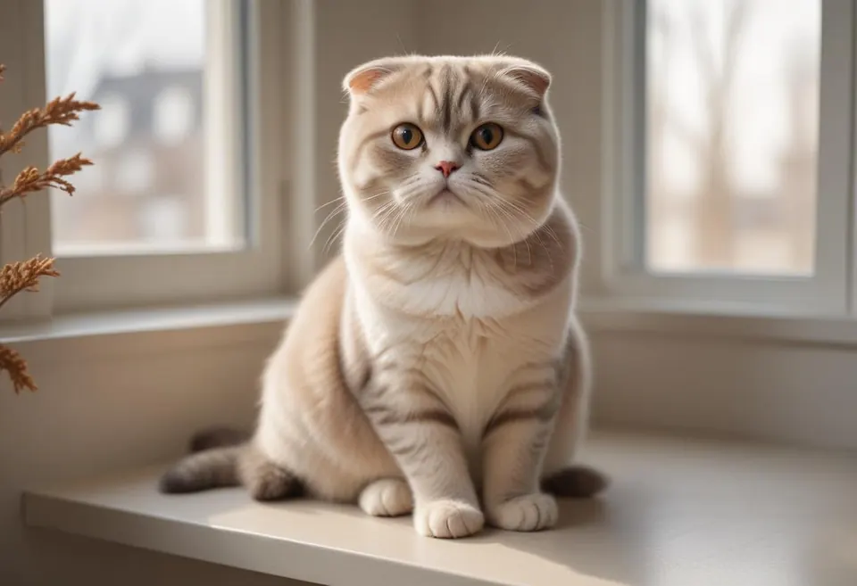 Gato de raza Scottish Fold