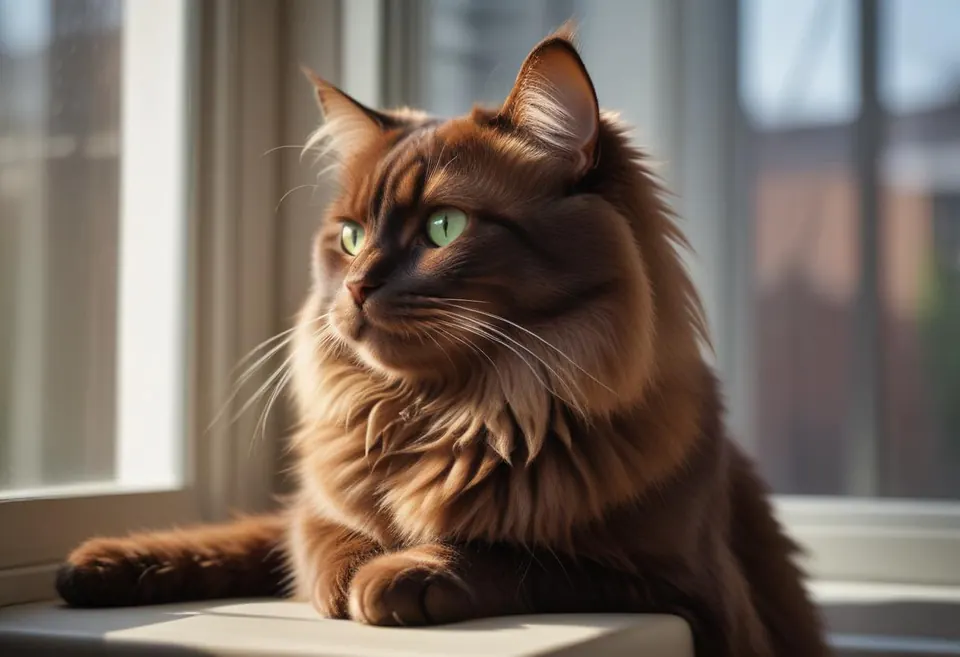 Gato de raza York Chocolate